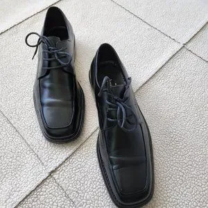 SZ 8.5  BLACK  LEATHER DRESS / CASUAL SHOES by BRUNELLO, Made in Italy BRUNELLO | Shoes | Sz 85 Black Leather Dress Casual Shoes By  main image 2